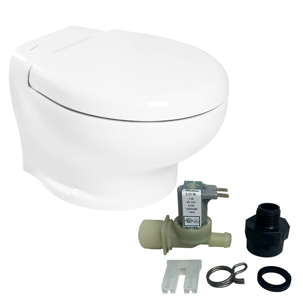 Image 1: Thetford Nano Touch Compact Toilet Freshwater Kit - 12V
