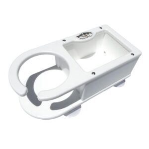 Image 1: Deep Blue Marine MB-1 Single Cup Holder w/Storage