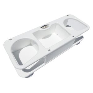 Image 1: Deep Blue Marine MB-2 Double Cup Holder w/Suction Cups