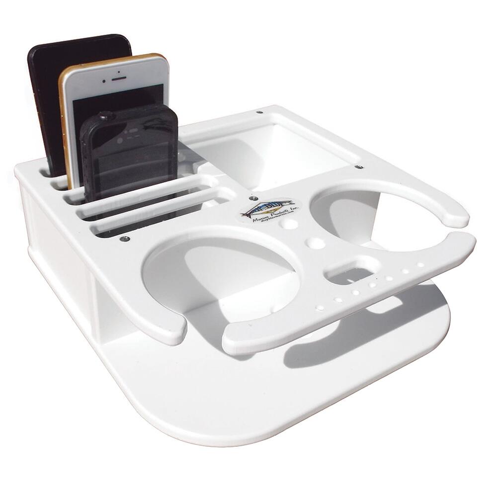 Image 1: Deep Blue Marine Phone/Double Drink Holder
