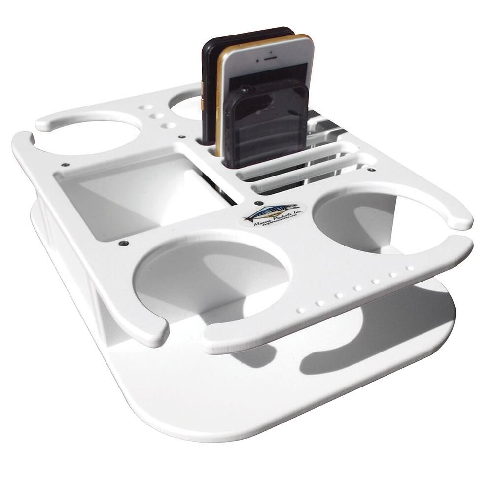 Image 1: Deep Blue Marine Phone/Drink Holder w/Suction Cups