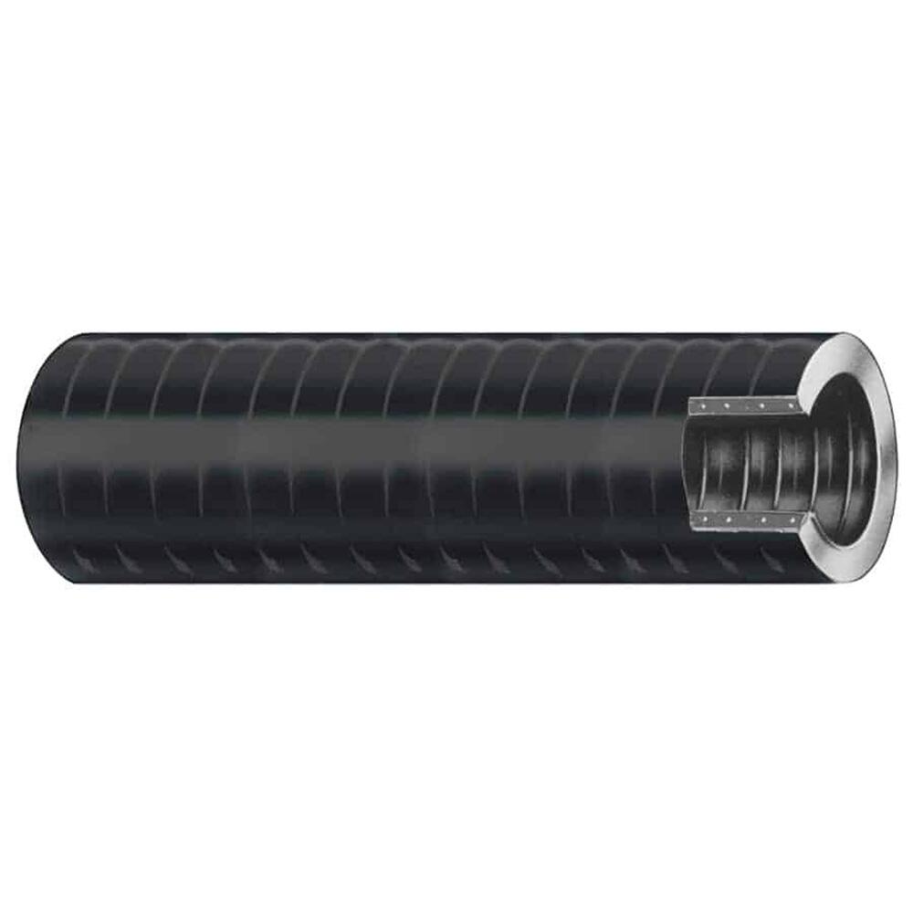 Image 1: Trident Marine 1-1/4" x 50' Box VAC XHD Bilge & Live Well Hose Black - Soft Plasticizer Wall