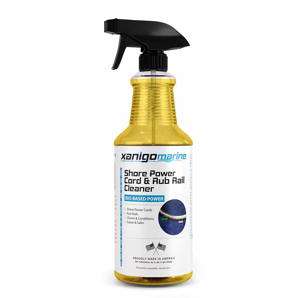 Image 1: Xanigo Marine Shore Power Cord & Rub Rail Cleaner - 32oz