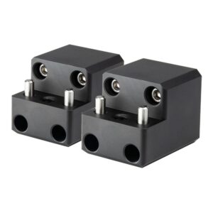 Image 1: PTM Watersports Board Rack Mount - 4 Bolt - Black - Pair