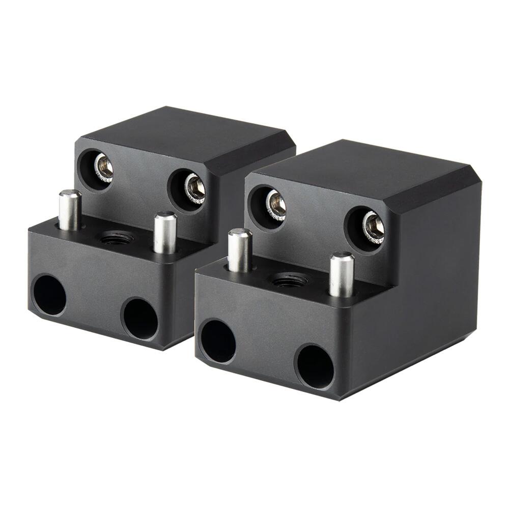 Image 1: PTM Edge Board Rack Mount - 4 Bolt - Black - Pair