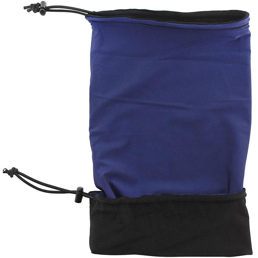 Image 1: Dock Edge Reversible Fender Cover - Black/Blue - Medium