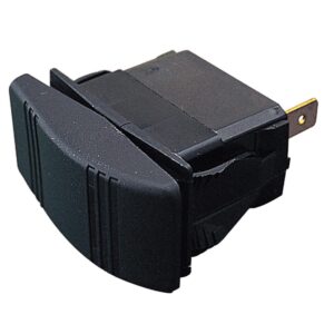 Image 1: Sea-Dog Illuminating Contura® Rocker Switch - Stamped Brass/Injection Molded Nylon/Polycarbonate