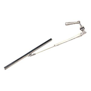 Image 1: Sea-Dog Manual Windshield Wiper - Machined Brass Chrome Plated