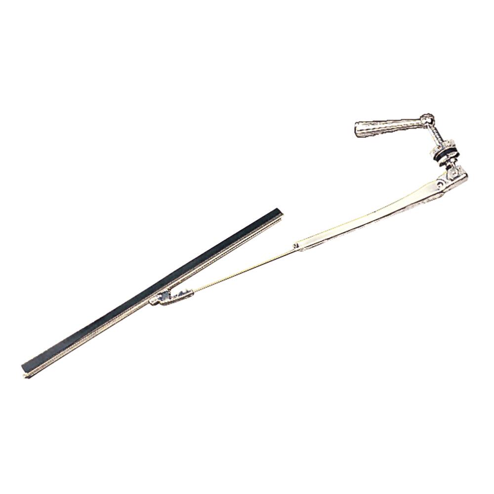 Image 1: Sea-Dog Manual Windshield Wiper - Machined Brass Chrome Plated