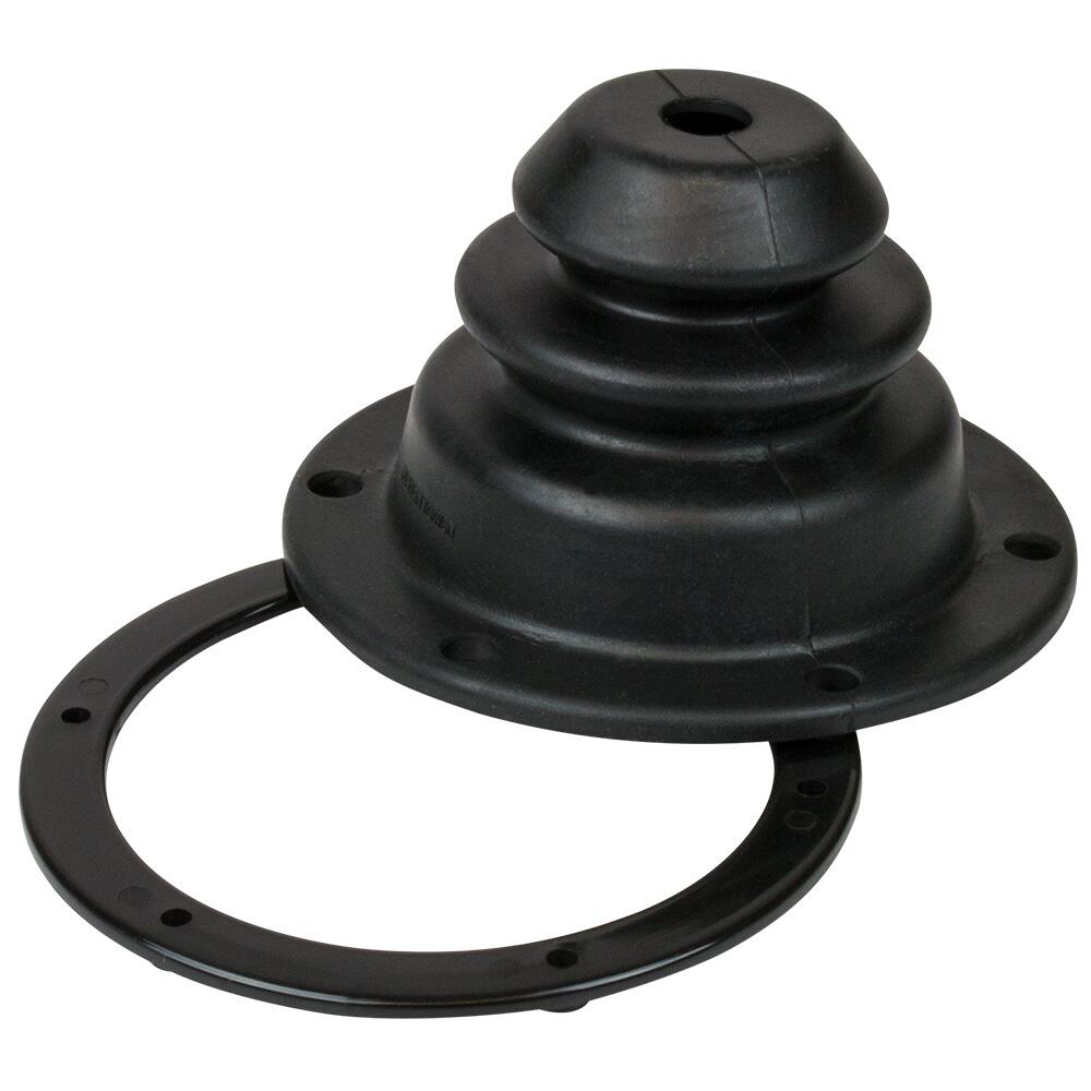 Image 1: Sea-Dog Motor Well Boot - Molded Rubber - 5-1/2"