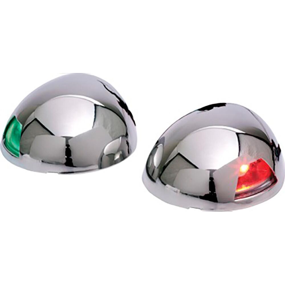 Image 1: Sea-Dog LED Top Mount Side Lights - Stamped 304 Stainless Steel Housing/Investment Cast 316 Stainless Steel Base