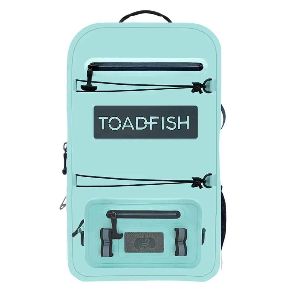 Image 1: Toadfish Waterproof Backpack + Sling - Seafoam