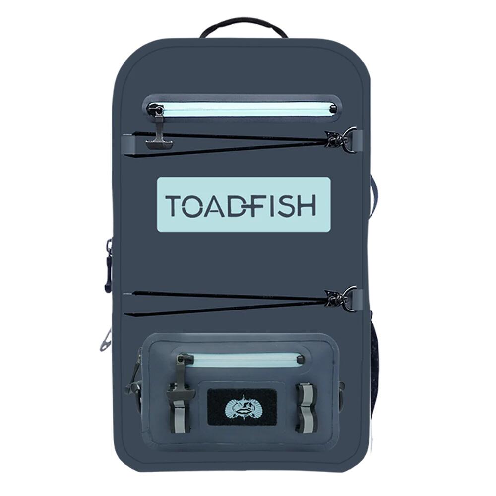 Image 1: Toadfish Waterproof Backpack + Sling - Ocean Blue