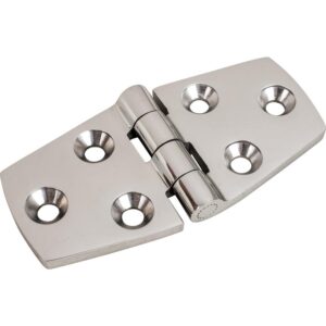 Image 1: Sea-Dog Door Hinge - 1-1/2" x 3" - Investment Cast 316 Stainless Steel