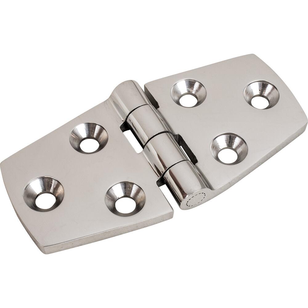 Image 1: Sea-Dog Door Hinge - 1-1/2" x 3" - Investment Cast 316 Stainless Steel
