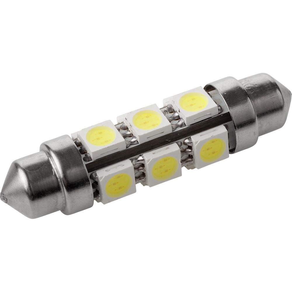Image 1: Sea-Dog All Around LED Festoon - Nickel Plated Brass