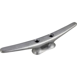 Image 1: Sea-Dog Open Base Cleat - Flat Head - 10" - Die Cast Aluminum