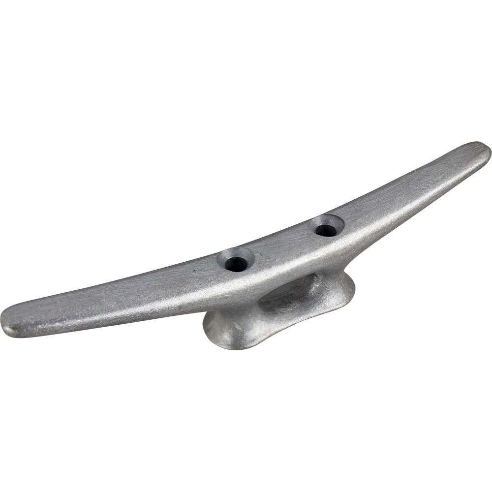 Image 1: Sea-Dog Open Base Cleat - Flat Head - 10" - Die Cast Aluminum