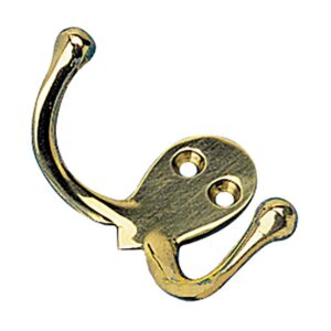 Image 1: Sea-Dog Double Coat Hook - Cast Brass
