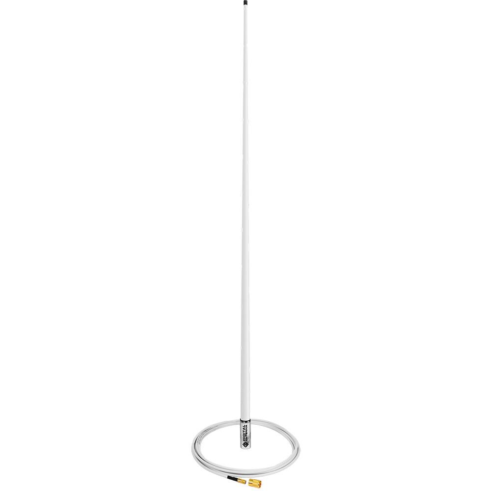 Image 1: Digital Antenna 758-MW-S 8' 8' 6dBi Gain Advanced Multi-Band Marine Antenna