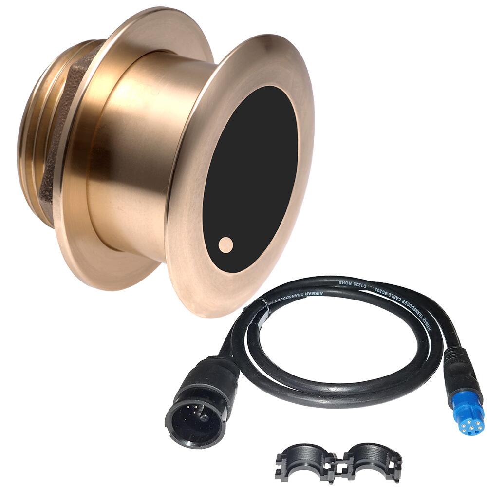 Image 1: Airmar B175M Bronze 20 Degree Thru-Hull 1kW f/Garmin w/8-Pin Connector