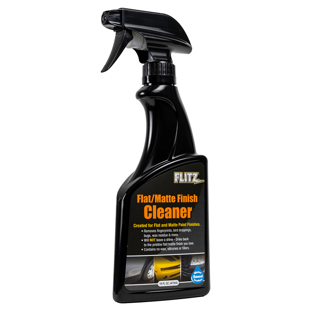 Image 1: Flitz Flat Matte Finish Cleaner - 16oz