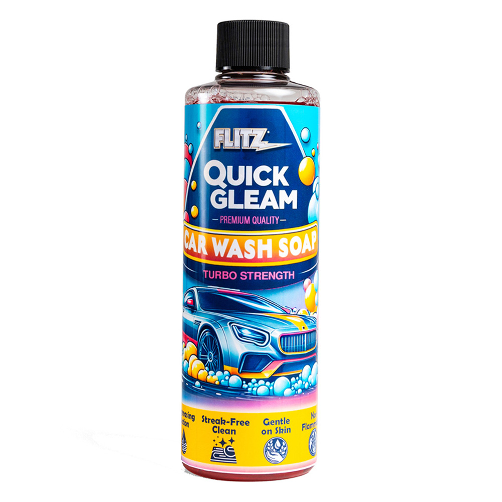 Image 1: Flitz Quick Gleam Car Wash Soap - 8oz