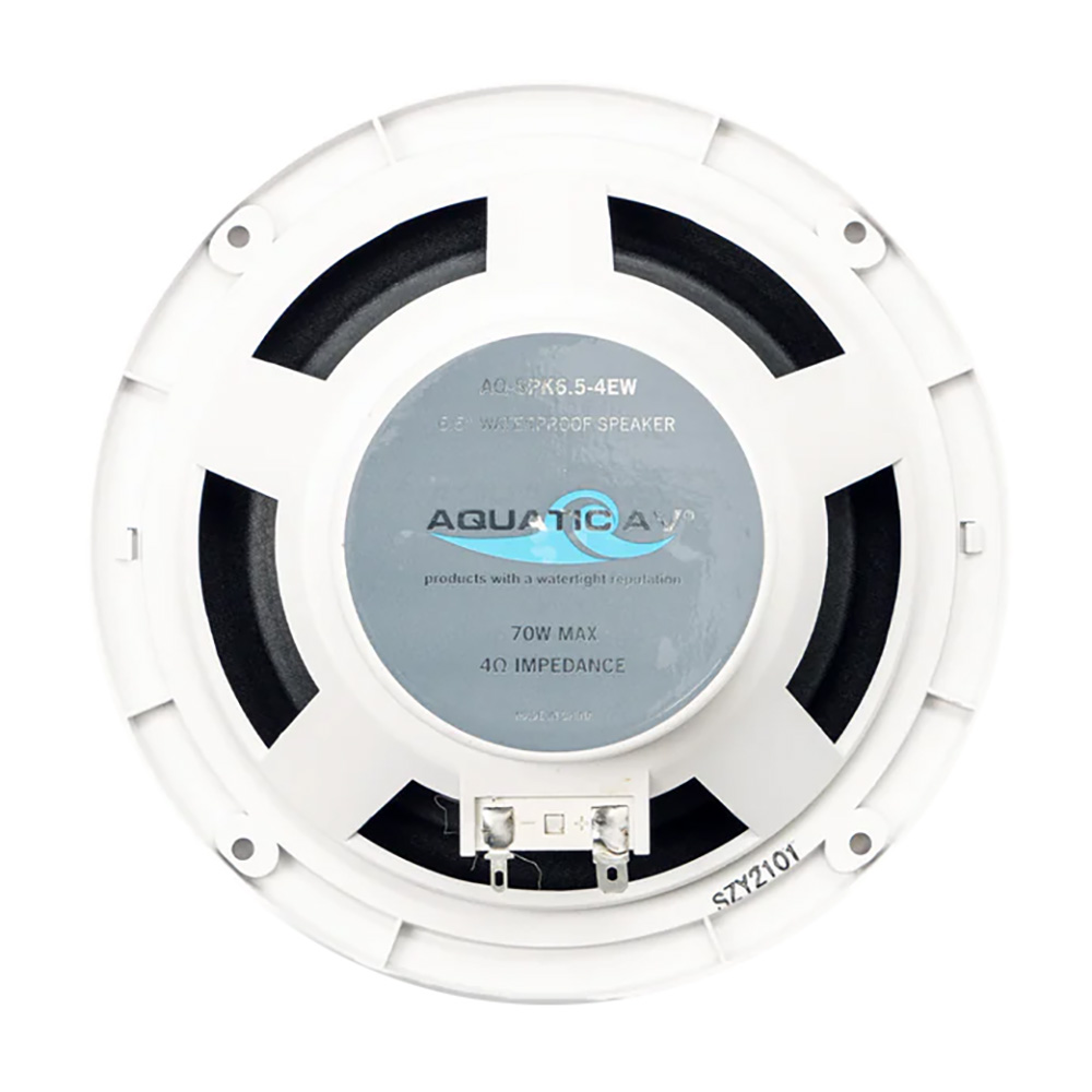 Image 3: Aquatic AV 6.5" Economy Speakers - White - Pair