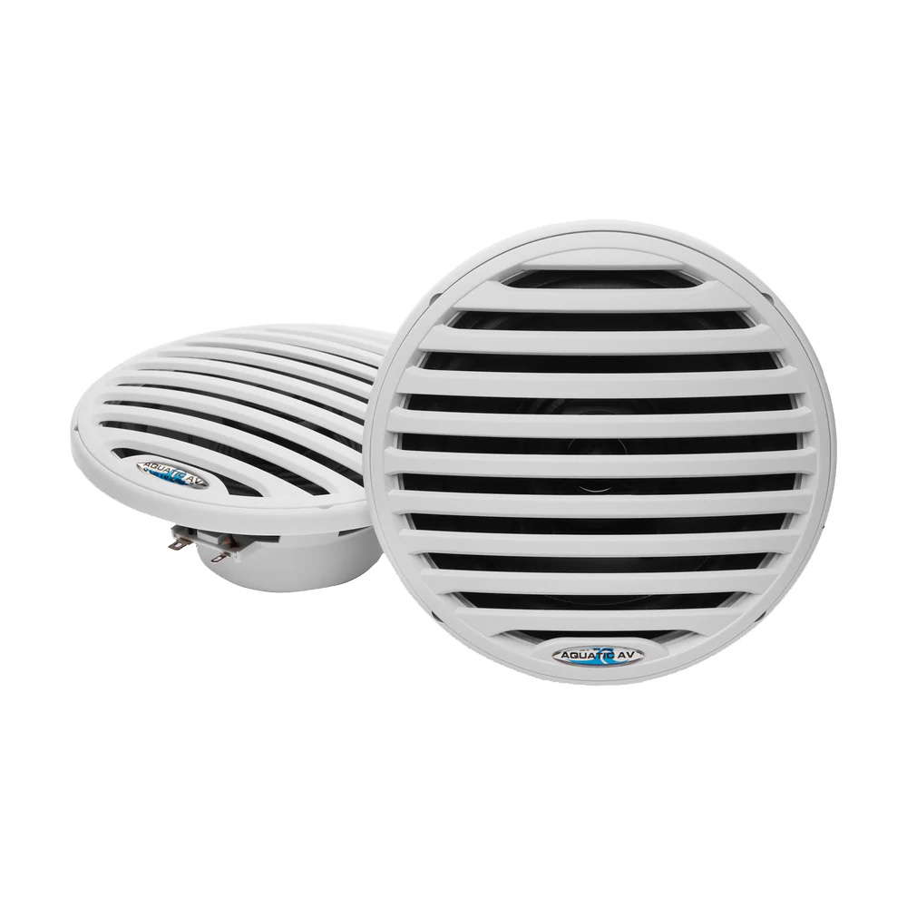 Image 1: Aquatic AV 6.5" Economy Speakers - White - Pair