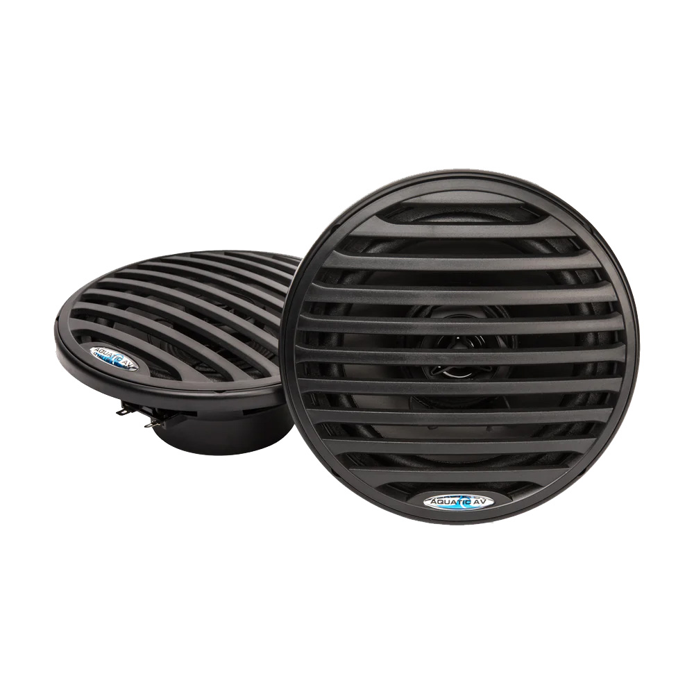 Image 1: Aquatic AV 6.5" Economy Speakers - Black - Pair