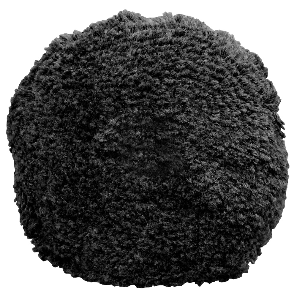 Image 1: Presta Black Wool Heavy Cutting Pad - 9"