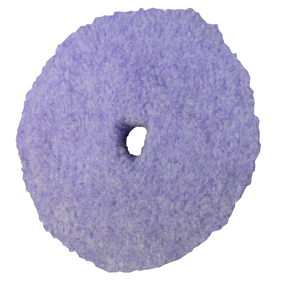 Image 1: Presta PACE™ Purple Foamed Wool Heavy Cut Pad - 5.5"