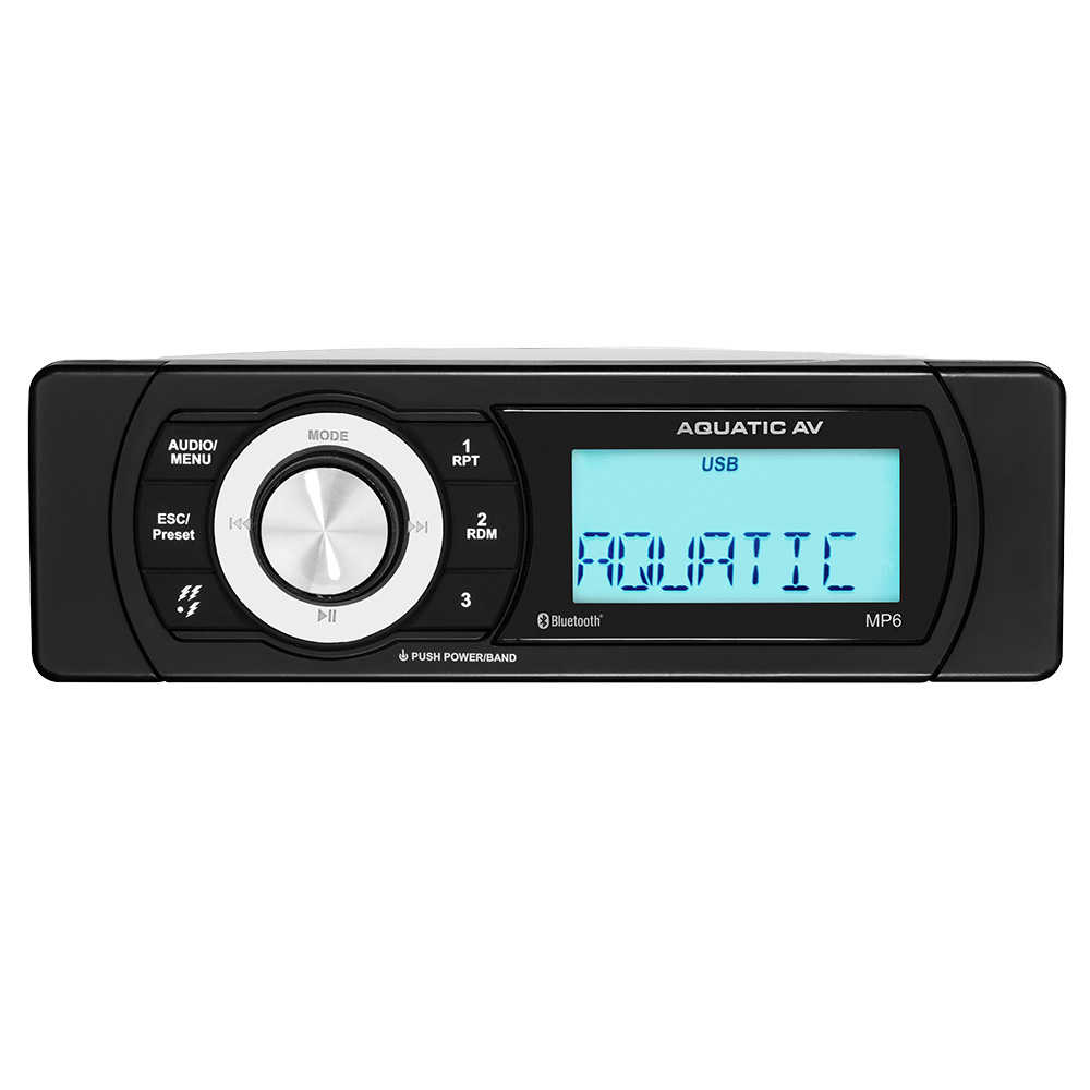 Image 1: Aquatic AV MP6 Shallow Mount Stereo