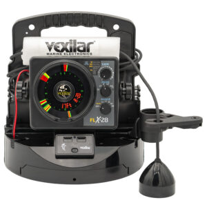 Image 1: Vexilar FLX-28 Pro Pack Elite Fishing System w/Pro View Ice-Ducer & Vexilar Lithium Battery