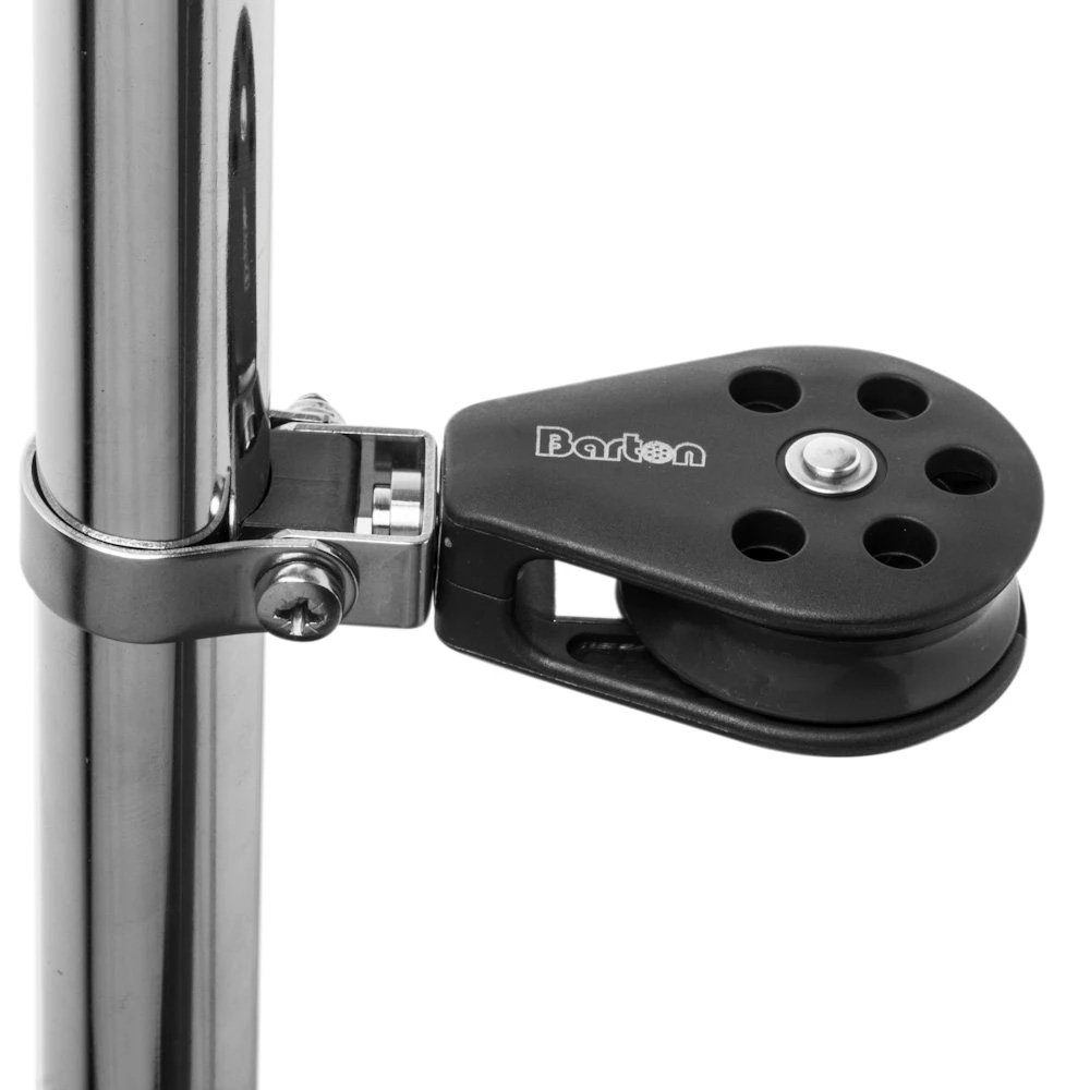 Image 1: Barton Size 3 45mm Plain Bearing Pulley Block Stanchion Lead Block