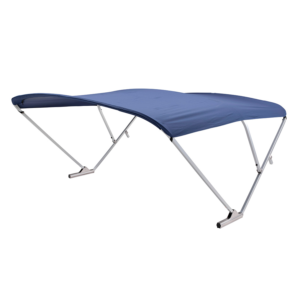 Image 1: SureShade Power Bimini - Clear Anodized Frame - Navy Canvas