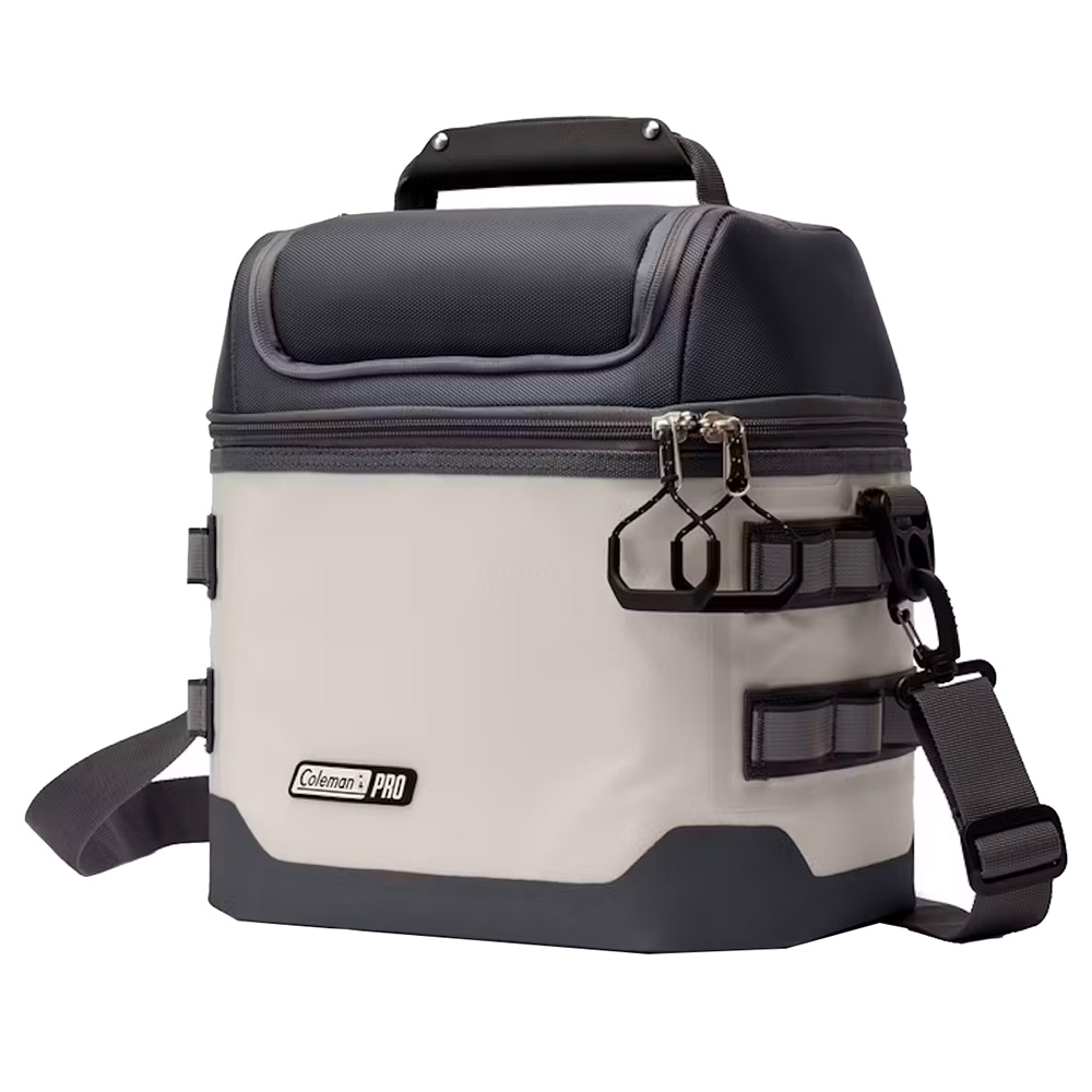 Image 1: Coleman Pro Soft Cooler - 16-Can - Mushroom