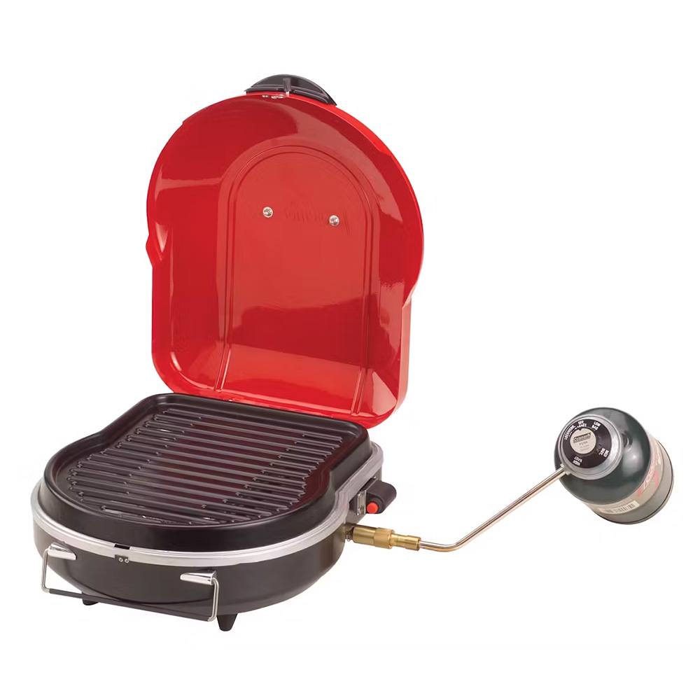 Image 1: Coleman Fold N Go™+ Propane Grill - Red