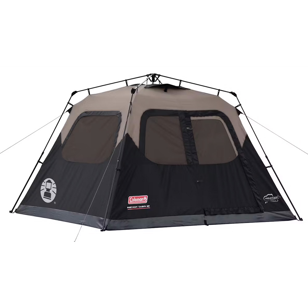 Image 1: Coleman 6-Person Instant Cabin - Black