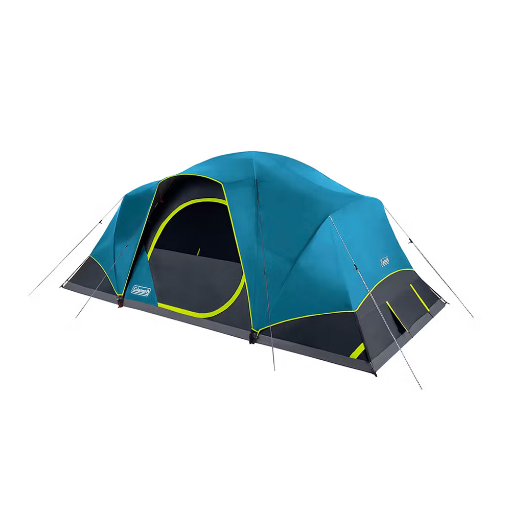 Image 1: Coleman 10-Person Skydome&trade; XL Camping Tent w/Dark Room Technology