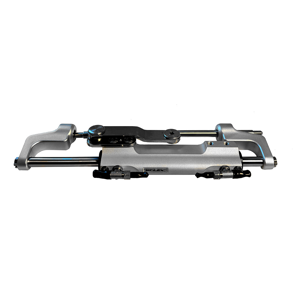 Image 1: Uflex SilverSteer UC128TS High Performance Cylinder V2 - Offset Link Arm