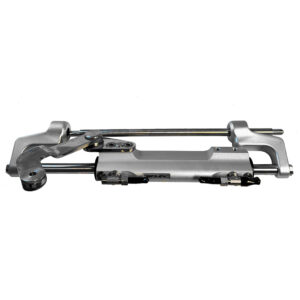 Image 1: Uflex SilverSteer UC128TS High Performance Cylinder V3 - Angled Offset Link Arm