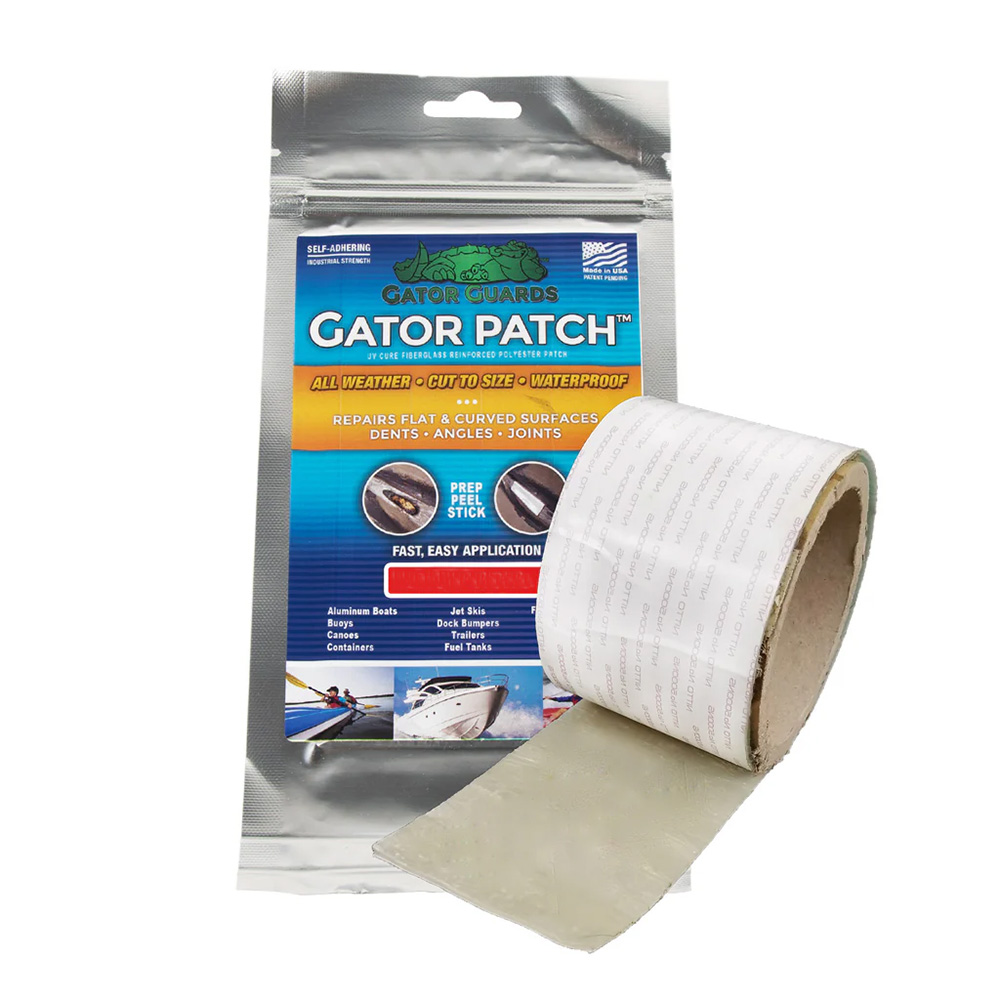 Image 1: Gator Guards Gator Patch 6" x 9" Fiberglass Reinforced Repair Patch