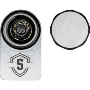 Image 1: Secure Outdoors Elite Lock - Single - Power-Pole PV - Silver