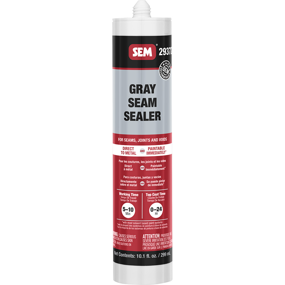 Image 1: SEM 1K Seam Sealer - 10.1oz Tube - Grey