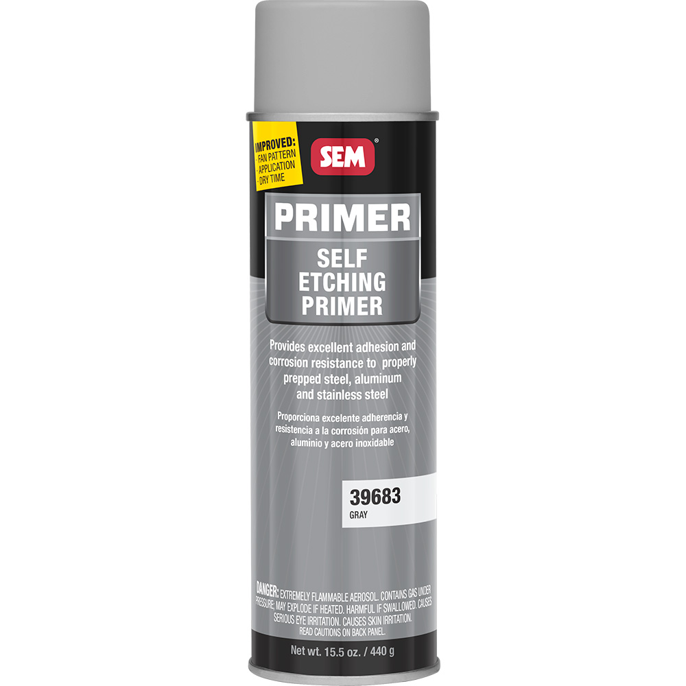 Image 1: SEM Self Etching Primer - 20oz Aerosol Can - Grey
