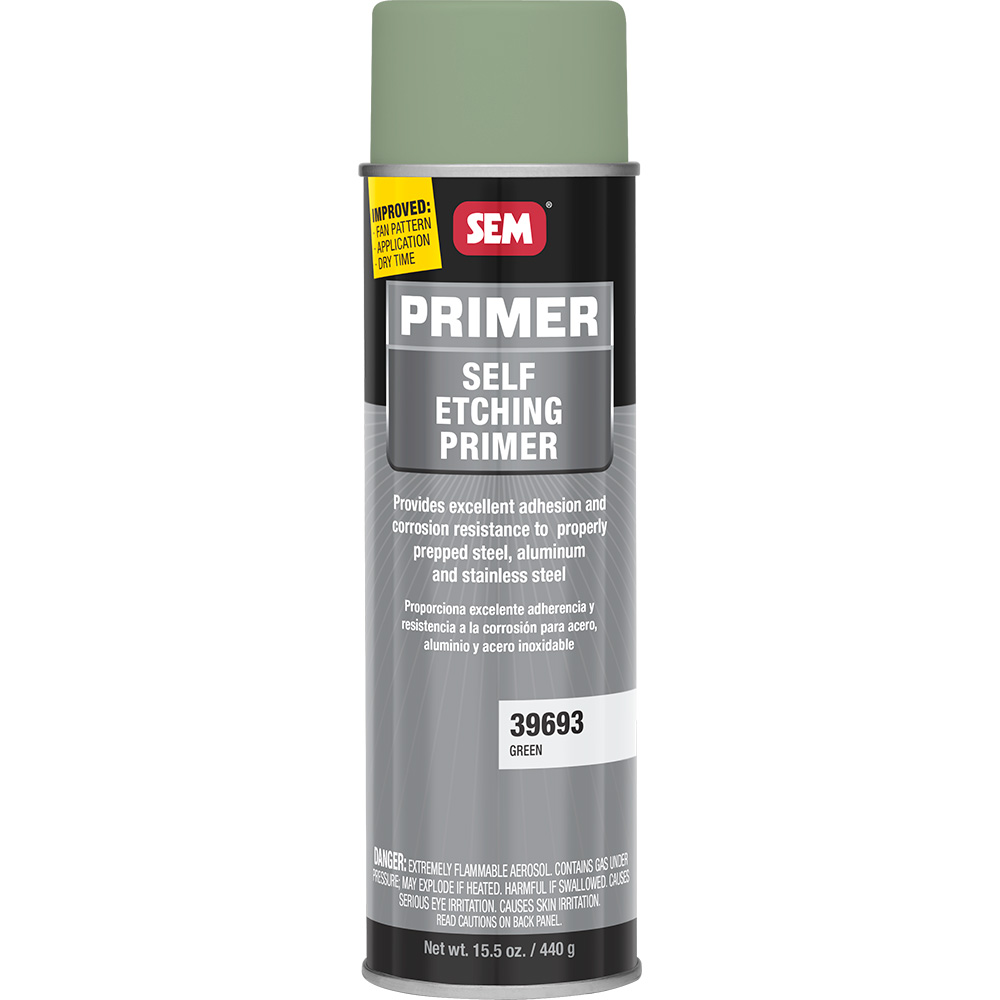 Image 1: SEM Self Etching Primer - 20oz Aerosol Can - Green