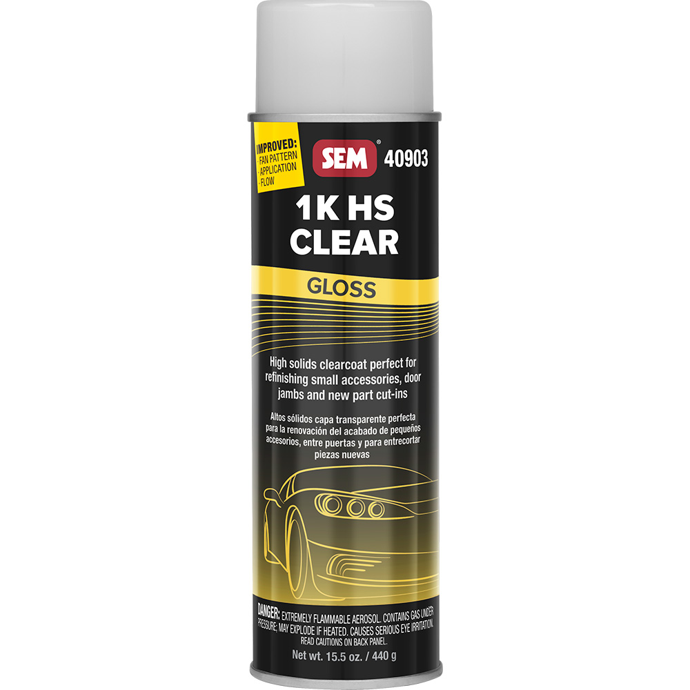 Image 1: SEM 1K HS Clear - 20oz Aerosol Can - Gloss Finish