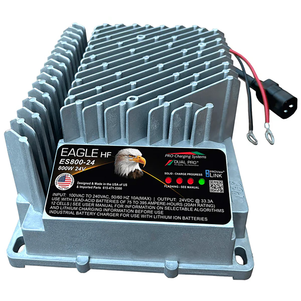 Image 1: Dual Pro HF Eagle ES800 Series 24V Single Lithium Charger