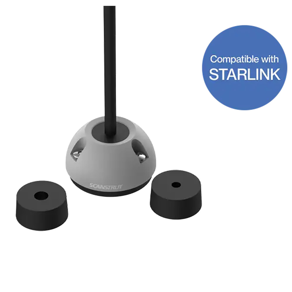 Image 1: Scanstrut DS16-SL Starlink Compatible Cable Seal - Grey